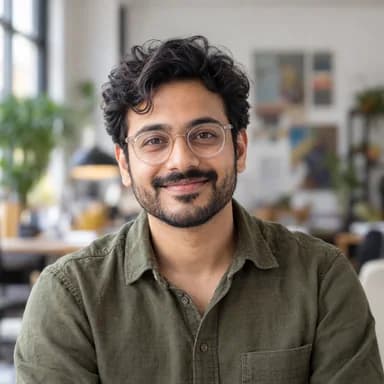 Illustrative AI-generated portrait of Kabir Malhotra