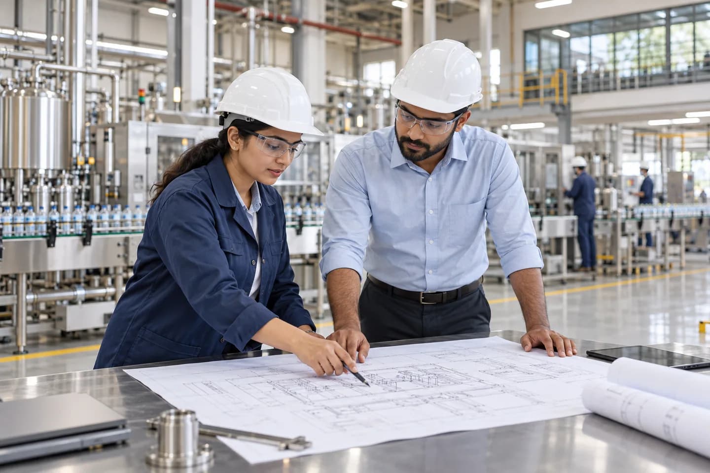 Illustrative operations planning session at a manufacturing facility