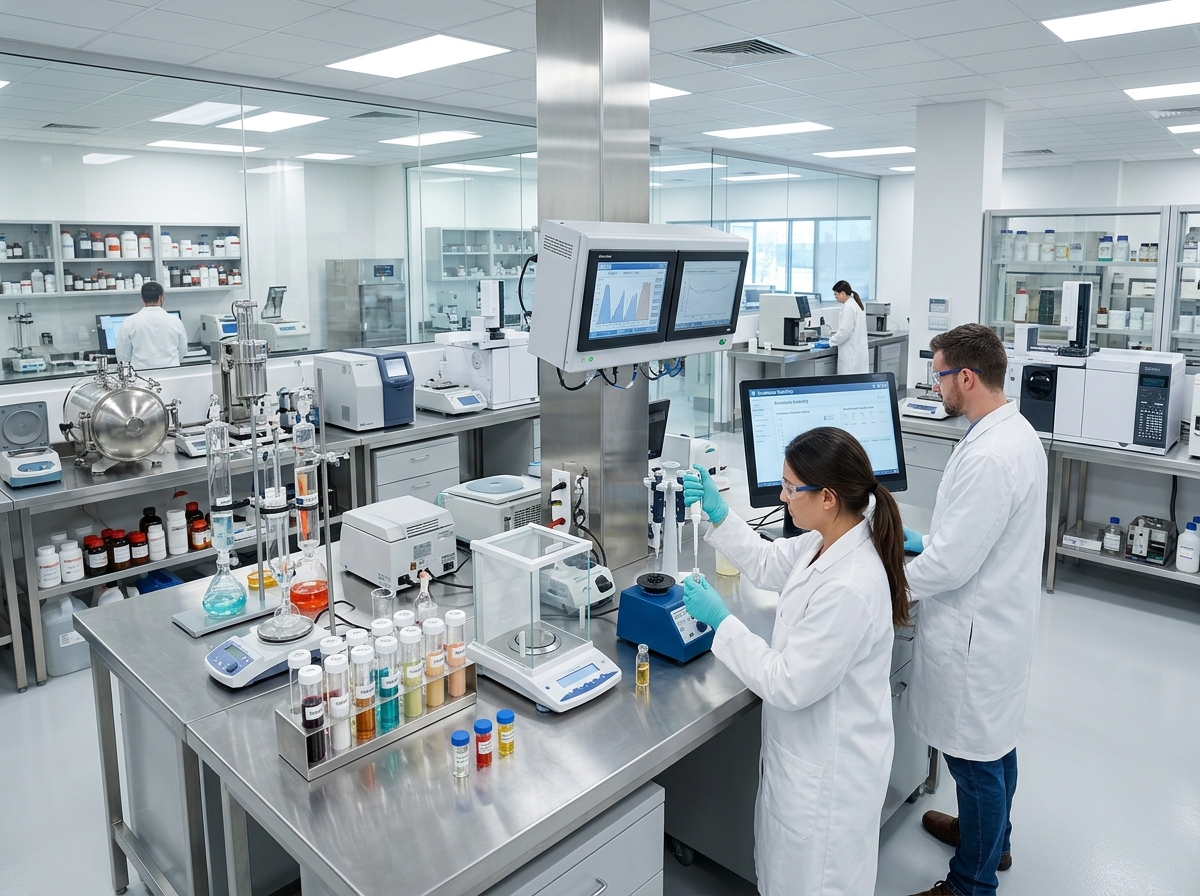 Food science laboratory and formulation testing equipment
